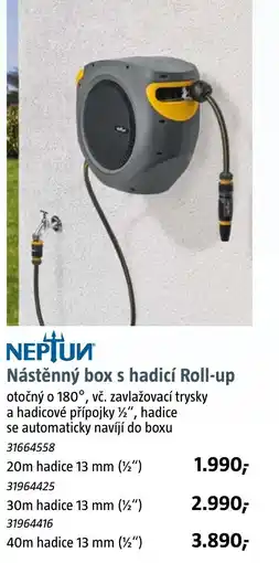 Bauhaus Nástěnný box s hadicí Roll-up nabídka