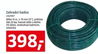 Bauhaus Zahradní hadice nabídka