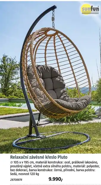 Bauhaus Relaxační závěsné křeslo Pluto nabídka