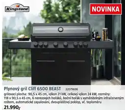 Bauhaus Plynový gril Cliff 6500 BEAST nabídka