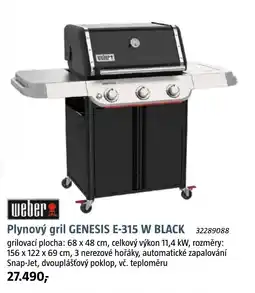 Bauhaus Plynový gril GENESIS E-315 W Black nabídka