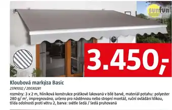 Bauhaus Kloubová markýza Basic nabídka