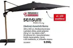 Bauhaus Závěsný slunečník Roma nabídka