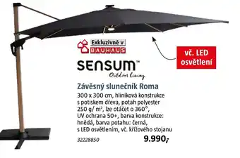 Bauhaus Závěsný slunečník Roma nabídka
