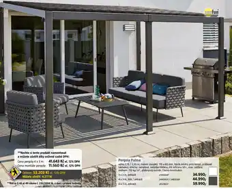 Bauhaus Pergola Palma nabídka