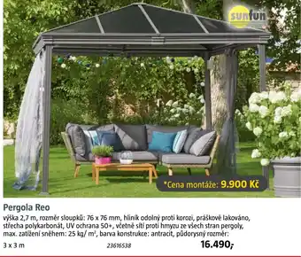 Bauhaus Pergola Reo nabídka