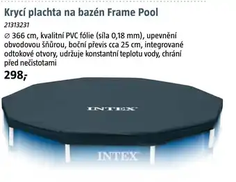 Bauhaus Krycí plachta na bazén Frame Pool nabídka