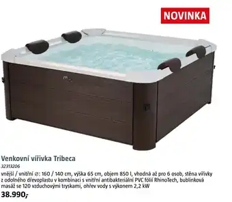 Bauhaus Venkovní vířivka Tribeca nabídka