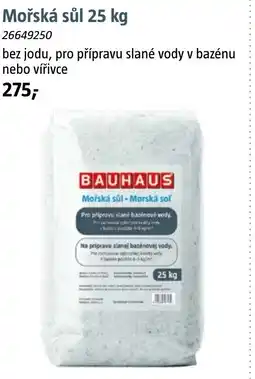 Bauhaus Mořská sůl nabídka