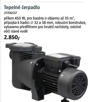 Bauhaus Tepelné čerpadlo nabídka