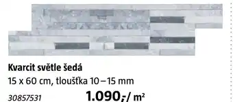 Bauhaus Kvarcit světle šedá nabídka