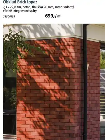 Bauhaus Obklad Brick topaz nabídka