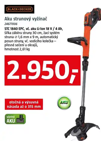 Bauhaus Aku strunový vyžínač nabídka