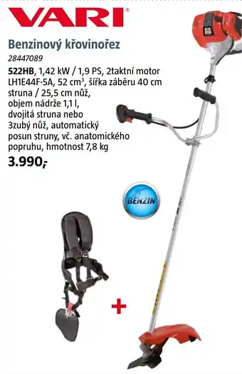 Bauhaus VARI Benzinový křovinořez nabídka
