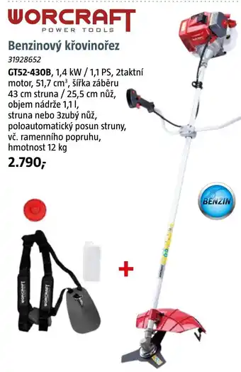 Bauhaus Benzinový křovinořez nabídka