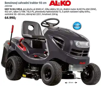Bauhaus Benzinový zahradní traktor 93 cm AL-KO nabídka