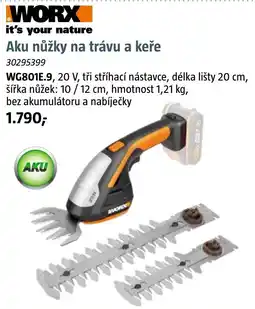 Bauhaus Aku nůžky na trávu a keře nabídka