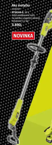 Bauhaus RYOBI Aku motyčka nabídka