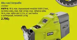 Bauhaus RYOBI Aku sací čerpadlo nabídka