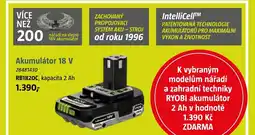 Bauhaus Akumulátor 18 V nabídka
