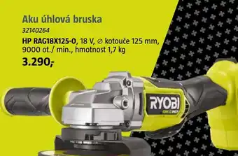 Bauhaus RYOBI Aku úhlová bruska nabídka