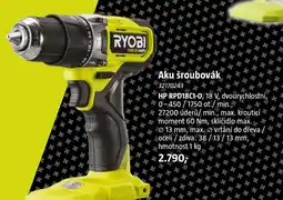 Bauhaus RYOBI Aku šroubovák nabídka