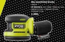 Bauhaus RYOBI Aku excentrická bruska nabídka