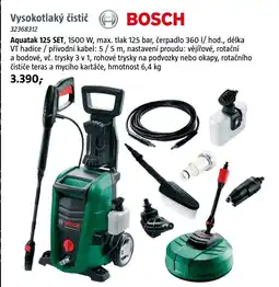 Bauhaus BOSCH Vysokotlaký čistič nabídka