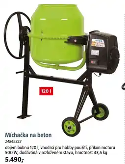 Bauhaus Míchačka na beton nabídka