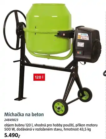 Bauhaus Míchačka na beton nabídka