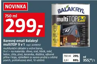 Bauhaus Barevný email Balakryl multiTOP 9 v 1 nabídka