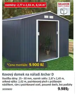 Bauhaus Kovový domek na nářadí Archer D nabídka