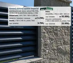 Bauhaus Kovový plotový systém Imperial nabídka