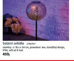 Bauhaus Solární svítidlo nabídka
