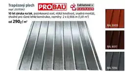 Bauhaus Trapézový plech nabídka
