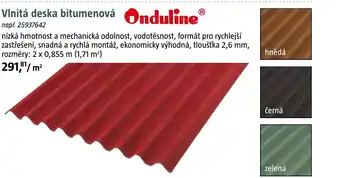 Bauhaus Vlnitá deska bitumenová nabídka