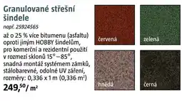 Bauhaus Granulované střešní šindele nabídka