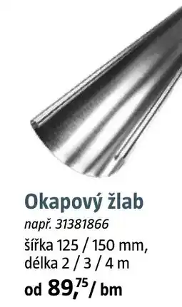 Bauhaus Okapový žlab nabídka