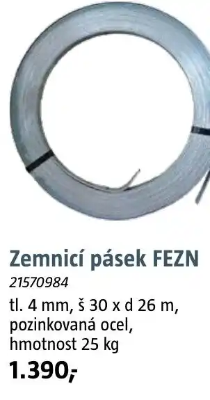 Bauhaus Zemnicí pásek FEZN nabídka