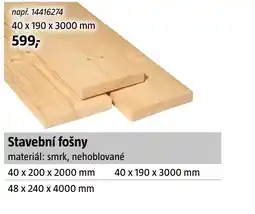Bauhaus Stavební fošny nabídka