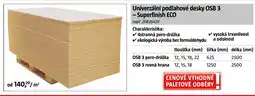 Bauhaus Univerzální podlahové desky OSB 3 -Superfinish ECO nabídka