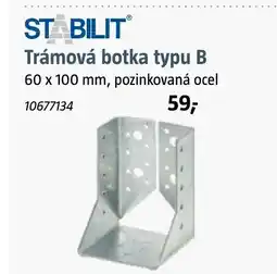 Bauhaus Trámová botka typu B nabídka