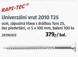 Bauhaus Univerzální vrut 2010 T25 nabídka