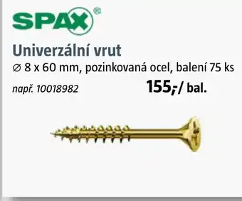 Bauhaus Univerzální vrut nabídka