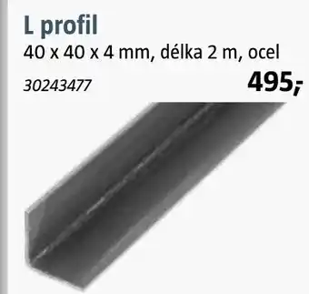 Bauhaus L profil nabídka