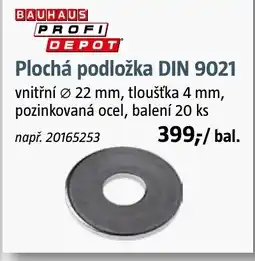 Bauhaus Plochá podložka DIN 9021 nabídka