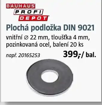 Bauhaus Plochá podložka DIN 9021 nabídka
