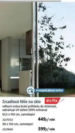Bauhaus Zrcadlová fólie na sklo nabídka