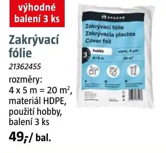 Bauhaus Zakrývací fólie nabídka