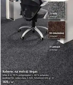 Bauhaus Koberec na metráž Vegas nabídka